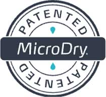 MicroDry patented logo